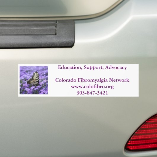 Colorado Fibromyalgia Network Bumpersticker (Op auto)