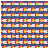 Colorado Flag & America State Fabric/USA mode Stof (Swatch)