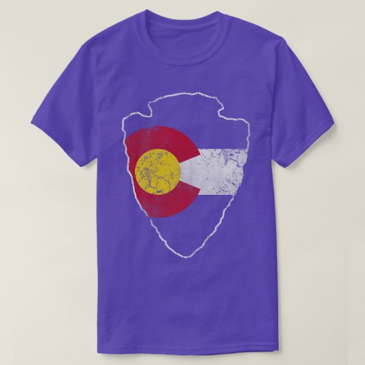 Colorado Flag Arrowiad T-shirt (Design voorkant)