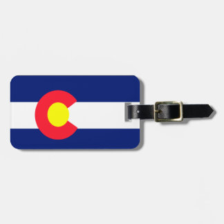 Colorado Flag Bagagelabel