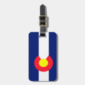 Colorado Flag Bagagelabel (Voorkant verticaal)