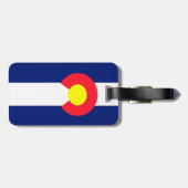 Colorado Flag Bagagelabel (Achterkant horizontaal)