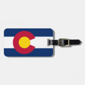 Colorado Flag Bagagelabel (Voorkant horizontaal)