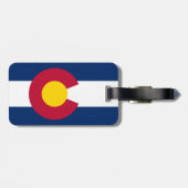 Colorado Flag Bagagelabel (Achterkant horizontaal)