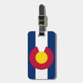 Colorado Flag Bagagelabel (Voorkant verticaal)