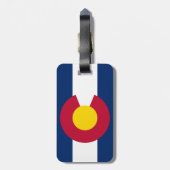 Colorado Flag Bagagelabel (Achterkant verticaal)
