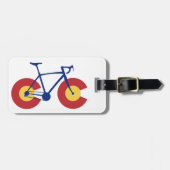 Colorado Flag Bicycle Bagagelabel (Voorkant horizontaal)
