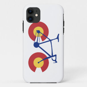 Colorado Flag Bicycle iPhone 11 Hoesje