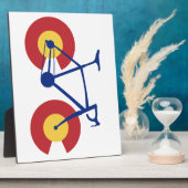 Colorado Flag Bicycle Fotoplaat (Zijkant)