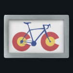 Colorado Flag Bicycle Gesp<br><div class="desc">Colorado heeft de beste rijder in het land,  hoesje gesloten. Wegwezen,  berg,  vetfietsen,  noem maar op. Ride Colorado!</div>