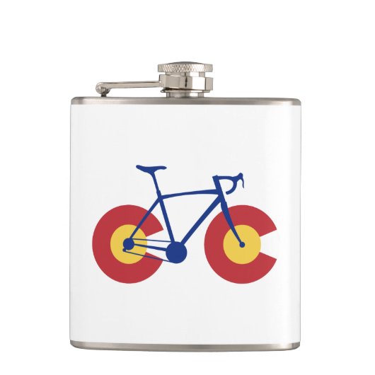 Colorado Flag Bicycle Heupfles (Voorkant)