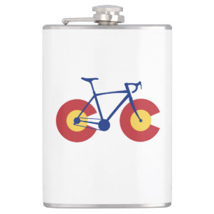 Colorado Flag Bicycle Heupfles