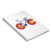 Colorado Flag Bicycle Notitieboek (Rechterzijde)