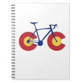 Colorado Flag Bicycle Notitieboek (Voorkant)