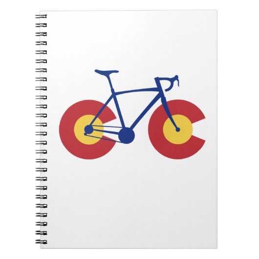 Colorado Flag Bicycle Notitieboek (Voorkant)