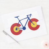 Colorado Flag Bicycle Rechthoekige Sticker (Envelop)