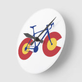 Colorado Flag Bicycle Ronde Klok (Hoek)