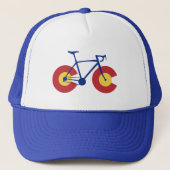 Colorado Flag Bicycle Trucker Pet (Voorkant)