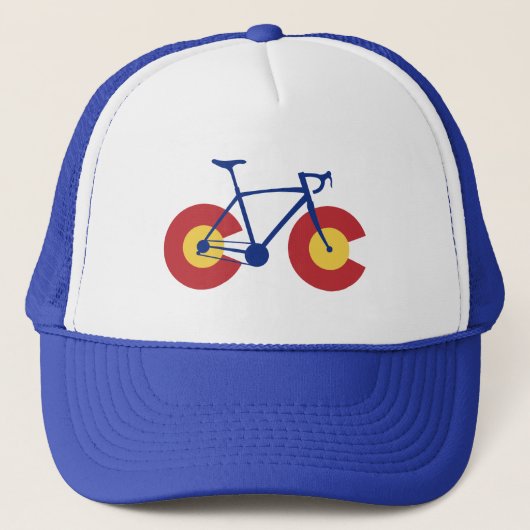 Colorado Flag Bicycle Trucker Pet (Voorkant)