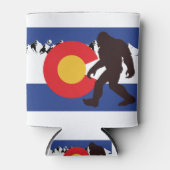 Colorado Flag Bigfoot Blikjeskoeler (Voorkant)