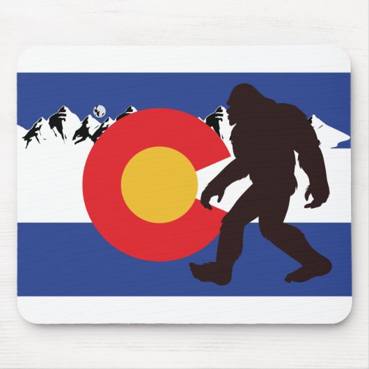 Colorado Flag Bigfoot Muismat (Voorkant)