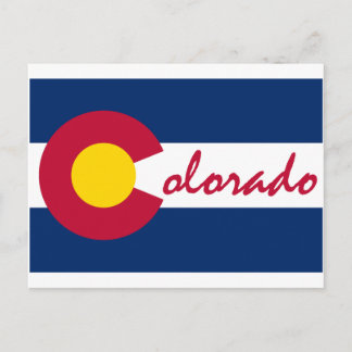 Colorado Flag Briefkaart