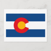 Colorado Flag Briefkaart (Voorkant)