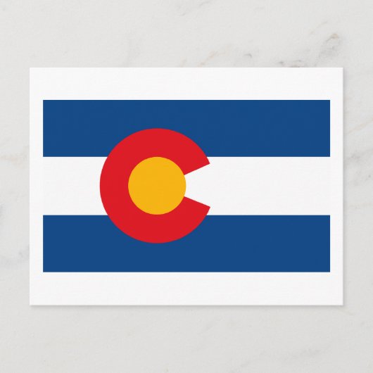Colorado Flag Briefkaart (Voorkant)