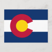 Colorado Flag Briefkaart (Voorkant)