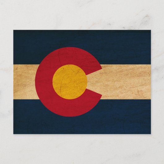 Colorado Flag Briefkaart (Voorkant)