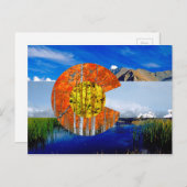 Colorado Flag Briefkaart (Voorkant / Achterkant)
