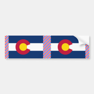 Colorado Flag Bumpersticker