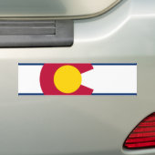 Colorado Flag Bumpersticker (Op auto)