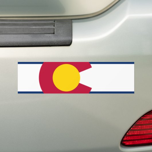Colorado Flag Bumpersticker (Op auto)