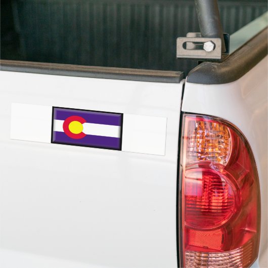 Colorado Flag Bumpersticker (Op Truck)