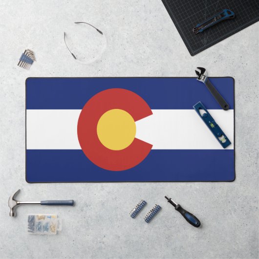 Colorado Flag bureaumat voor kantoor of werkruimte (Werkstation)