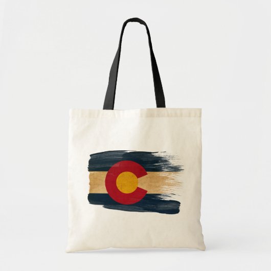 Colorado Flag Canvas tassen (Voorkant)