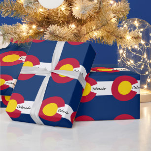 Colorado Flag & Colorado-cadeaus Amerika/sportfan Cadeaupapier