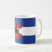 Colorado Flag Cowboy Koffiemok (Voorkant rechts)