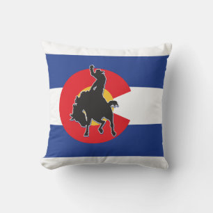 Colorado Flag Cowboy Kussen
