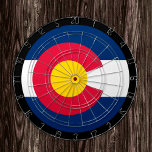 Colorado Flag Dartboard en Colorado/USA-spelboard Dartbord<br><div class="desc">Dartboard: Colorado & Colorado flag darts,  familieleuke games - hou van mijn land,  zomergames,  vakantie,  vaders dag,  verjaardagsfeest,  universiteitsstudenten/sportfans</div>