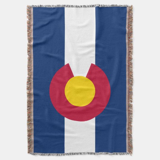 Colorado Flag Deken (Voorkant Verticaal)
