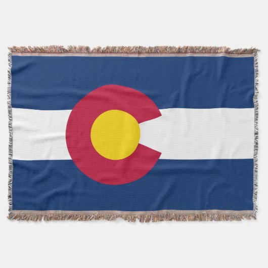 Colorado Flag Deken (Voorkant)