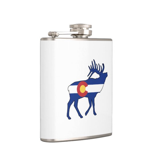 Colorado Flag Elk Heupfles (Rechts)