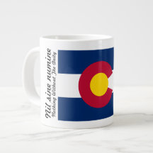 Colorado Flag en Motto 20 oz Mok