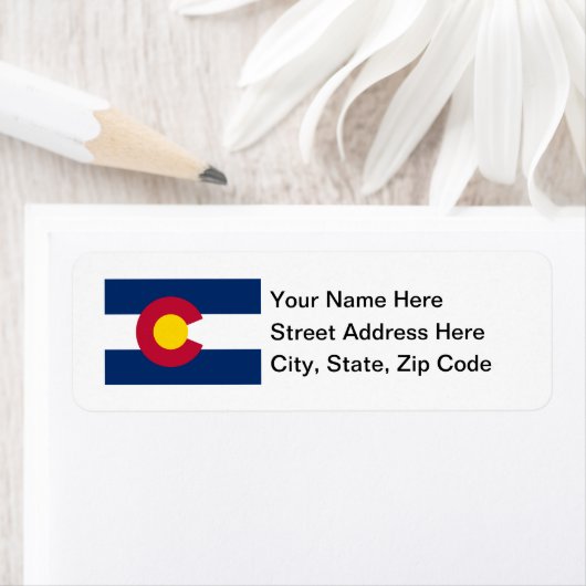 Colorado Flag Etiket (Insitu)