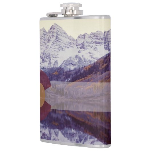 Colorado Flag Flask Heupfles (Links)