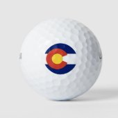 Colorado Flag Golfballen (Voorkant)