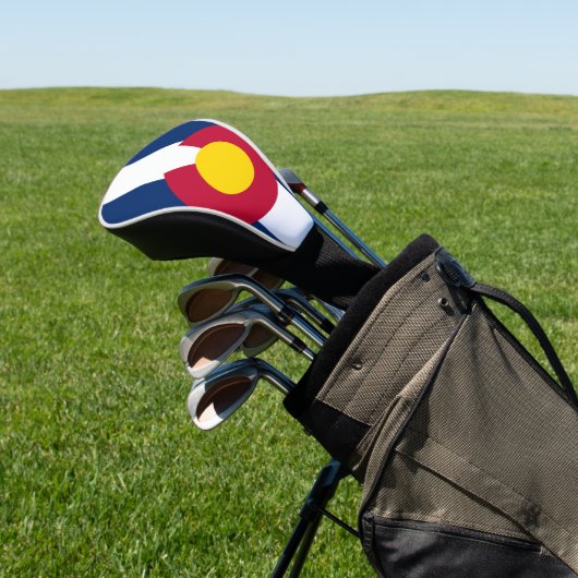 COLORADO FLAG GOLFHEADCOVER (Insitu)