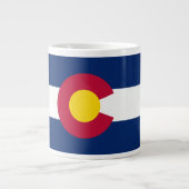 Colorado Flag Grote Koffiekop (Voorkant)